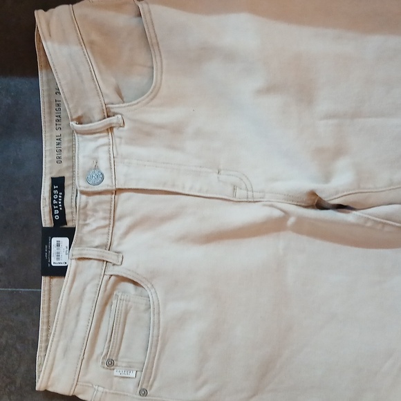 Bulkle Outpost Cream Colored Low Rise Original Straight Regular Fit Men's Jean. - Picture 4 of 6